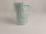 a plastic cup that is wrapped in plastic