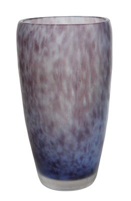 LA ROCHERE - VASE cornet en verre marmoréen violet, hauteur … - Photo 1