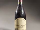 a bottle of wine that is sitting on a table