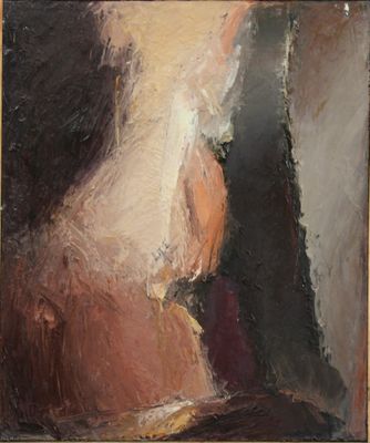 une image représentant un tableau où l'on voit une femme regardant par la fenêtre
