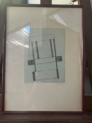 a picture of a picture of a drawing in a frame
