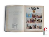 an open book with pictures of people on it