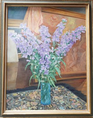 Alice PASCO (1926-2013) Bouquet de fleurs dans un vase