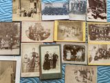 several old black and white photographs of people and children