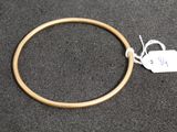 a close up of a ring with a tag attached to it