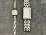 a close up of a watch and a wrist on a table