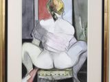une image d'un tableau représentant une femme assise sur une chaise