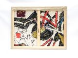 a picture of a picture of a painting in a wooden frame