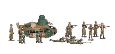 C.B.G. Mignot. 1918-40. Infanterie avec Renault F.