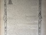 an open book with a picture of a castle in the middle of it