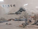 a picture of a painting on the wall of a building