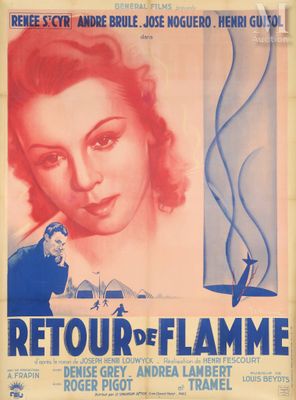 a poster for the movie retour de flamme