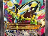 gros plan d'une carte pokemon dans un étui en plastique