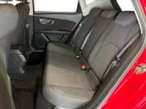 a red car with two seats in the back of it