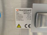 a picture of a close up of a stainless steel refrigerator