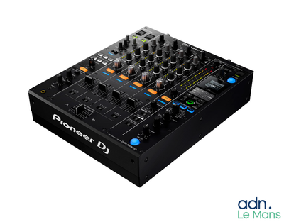 a close up of a dj controller on a white background