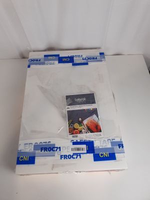 a picture of a package of food sitting on a table
