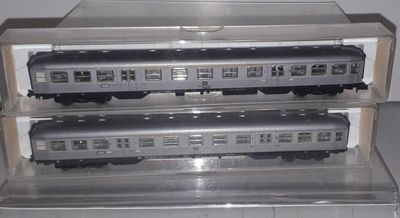 2 wagons fleischmann piccolo 8121
