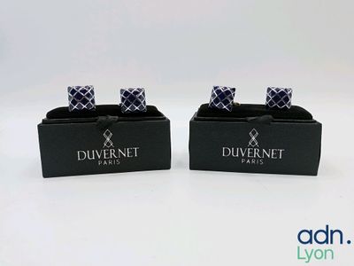 Lot de 2 paires de boutons de manchettes - DUVERNET - Neuf -…