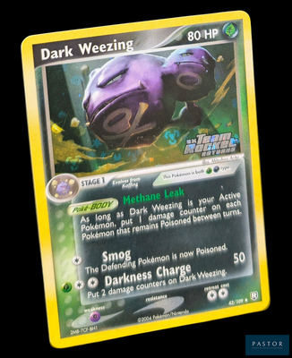 une image d'une carte Pokémon sur laquelle figure un Dark Weeling