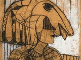 l'image d'un dessin d'une femme coiffée d'un chapeau