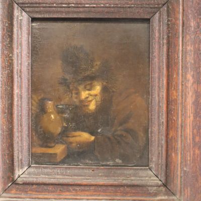 École du XVIIème siècle Paire de portraits, homme et femme - Photo 1