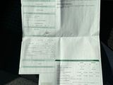 a piece of paper that has been placed on the seat of a car
