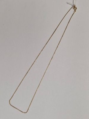 Fine chaîne en or jaune 750ème (18K), poinçon tête d'aigle - Photo 1