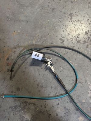 a hose that is connected to a hose on the floor