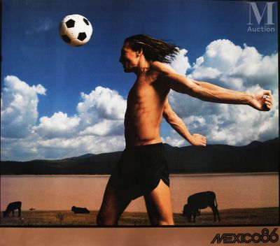 Coupe du Monde 1986. Ensemble de 2 affiches officielles pour…