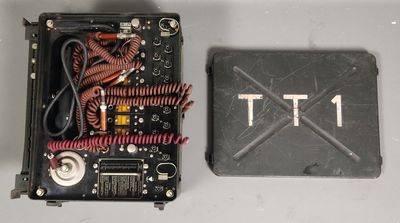 a black box with wires and wires inside of it