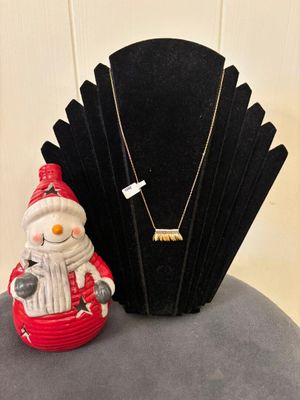 Collier en plaqué or, avec pendentif - Neuf, suite faillite …