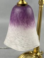 Lampe de bureau pré-Art-Déco, le piètement en bronze par Cha… (photo 3)