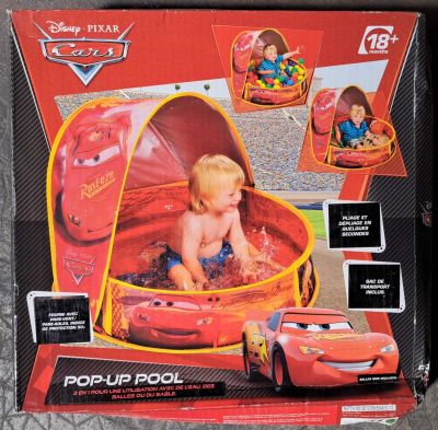 Piscine pop-up Disney Pixar Cars pour tout-petits