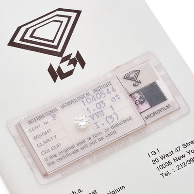 a card with a diamond on it on a white background