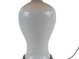 an image of a white lamp with a rope attached to it