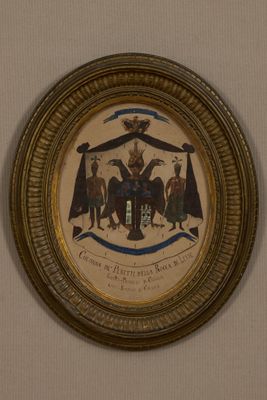 École corse du XVIIe siècle Blason des Colonna de Peretti de…