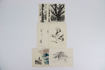 Réunion de onze lithographies : - Hélène GUASTALLA (1903-198…
