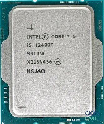 Processeur Intel Core I5-12400F Gris - X433F283 - Partiellem…