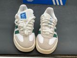nike air force ii white and green sneakers