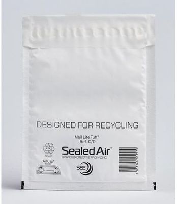 a bag of sealed air bags on a white background