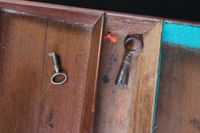 Écritoire de voyage en placage, intérieur foncé d'un feutre … (photo 5)