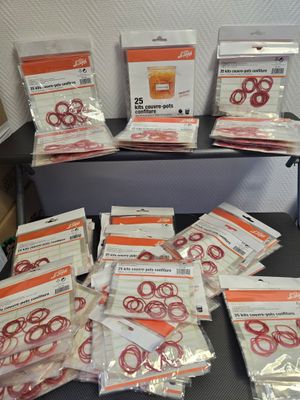 Lot 200 kits 25 couvre - pots confiture