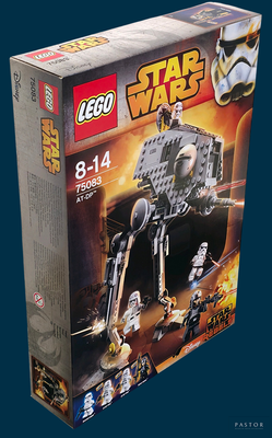 une boîte sur laquelle figure une figurine Lego Star Wars
