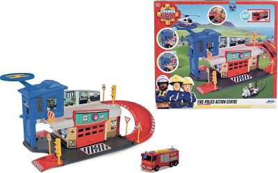 1213 / Caserne pompier police Sam le pompier - SMOBY -…