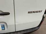 a close up of the rear end of a white truck