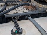 a car that has a bunch of wires attached to it