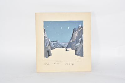André MARCHAND (1907-1997). IIIe acte "Mireille" Le Val d'En… - Photo 1