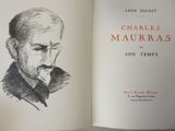 a drawing of a man with a mustache in a book
