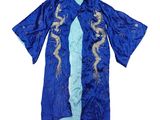 an image of a blue robe with a dragon design on it